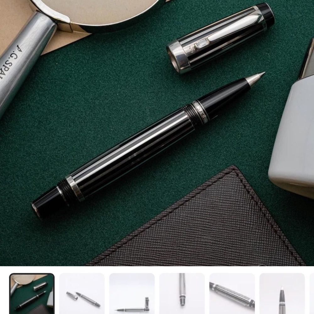 Montblanc Crystal Boheme Pinstripe Pen